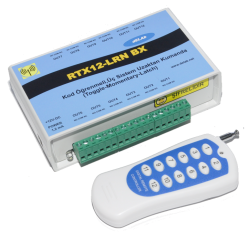 12 Kanal Kod Öğrenmeli Uzaktan Kumanda Seti (RTX12-LRN-BX) - dELAb