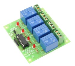 4 Çıkışlı Röle Kartı - dELAb
