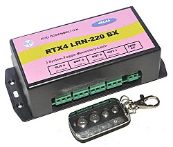 4 Kanal Kod Öğrenmeli Uzaktan Kumanda Seti (RTX4-LRN-220BX) - dELAb