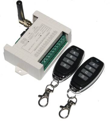 4 Kanal Kod Öğrenmeli Uzaktan Kumanda Seti (RTX4-LRN-BX-CH) - 1