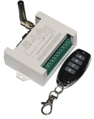 4 Kanal Kod Öğrenmeli Uzaktan Kumanda Seti (RTX4-LRN-BX-CH) - 1