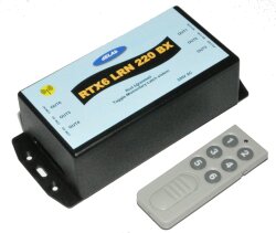 6 Kanal Kod Öğrenmeli Uzaktan Kumanda Seti (220VAC beslemeli, RTX6-LRN-220-BX) - dELAb