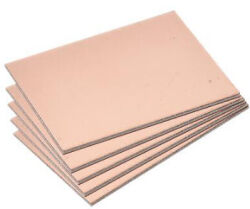 PCB Çift Taraflı Bakır Plaket 20x10 cm - FR4 (Epoksi) - dELAb