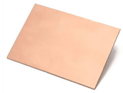 PCB Tek Taraflı Bakır Plaket 18x12 cm - FR4 (Epoksi) - dELAb